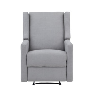 English Elm Pronto Wingback Power Recliner Neutral Upholstered Lounge Chair for Living Rooms B02257239