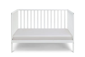 English Elm Deux Remi Convertible Wood Nursery Crib Modern Two-tone Toddler Bed Transition B02263644
