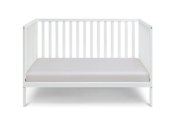 English Elm Deux Remi Convertible Wood Nursery Crib Modern Two-tone Toddler Bed Transition B02263644