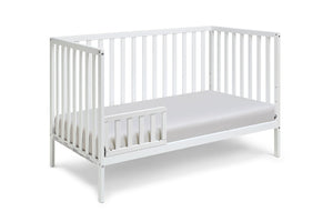 English Elm Deux Remi Convertible Wood Nursery Crib Modern Two-tone Toddler Bed Transition B02263644