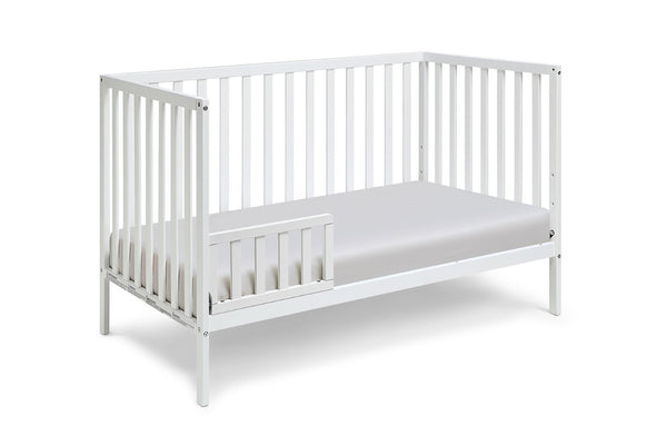 English Elm Deux Remi Convertible Wood Nursery Crib Modern Two-tone Toddler Bed Transition B02263644