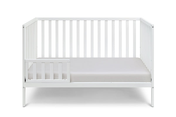 English Elm Deux Remi Convertible Wood Nursery Crib Modern Two-tone Toddler Bed Transition B02263644