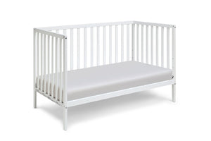 English Elm Deux Remi Convertible Wood Nursery Crib Modern Two-tone Toddler Bed Transition B02263644