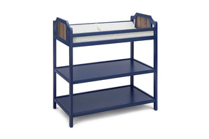 English Elm Brees Convertible Nursery Changing Table with Open Shelves and Full Safety Rails B022P204828