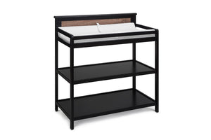 English Elm Connelly Nursery Changing Table Two-Tone Walnut Open Shelf Convertible Storage Unit B022P204830