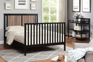 English Elm Connelly Nursery Changing Table Two-Tone Walnut Open Shelf Convertible Storage Unit B022P204830