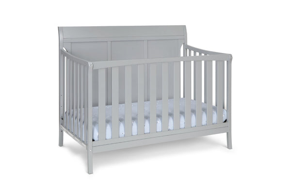 English Elm Shailee Convertible Sleigh Crib Solid Wood Nursery Piece Grows with Your Child Grey B022P204839