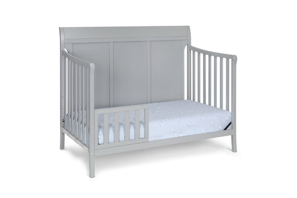 English Elm Shailee Convertible Sleigh Crib Solid Wood Nursery Piece Grows with Your Child Grey B022P204839