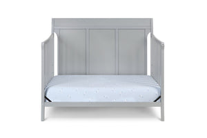 English Elm Shailee Convertible Sleigh Crib Solid Wood Nursery Piece Grows with Your Child Grey B022P204839