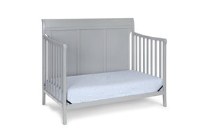 English Elm Shailee Convertible Sleigh Crib Solid Wood Nursery Piece Grows with Your Child Grey B022P204839