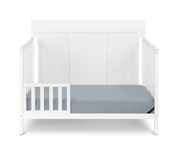 English Elm Shailee Convertible Sleigh Crib Solid Wood Nursery Piece Grows with Your Child White B022P204841