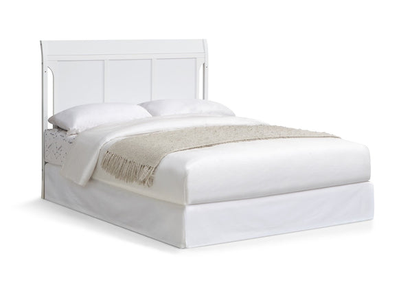 English Elm Shailee Convertible Sleigh Crib Solid Wood Nursery Piece Grows with Your Child White B022P204841