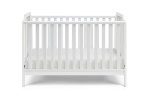 English Elm Brees Island Convertible Crib Belgrave Curves Dual Tone Veneer Nursery Centerpiece White+gray B022P204863