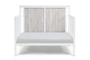 English Elm Connelly Suite Bebe Convertible Crib with Dual Tone Veneer Finish for Modern Nursery White+gray B022P204867
