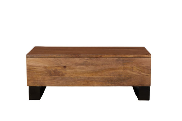 English Elm Solid Wood Handcrafted Lift Top Coffee Table with Hidden Storage for Living Rooms B024P430796