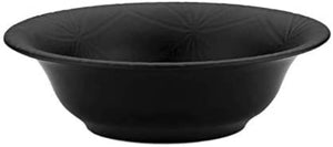 English Elm Fulya 12 Piece Porcelain Dinnerware Set Microwave Safe Contemporary Table Service Black B029119648