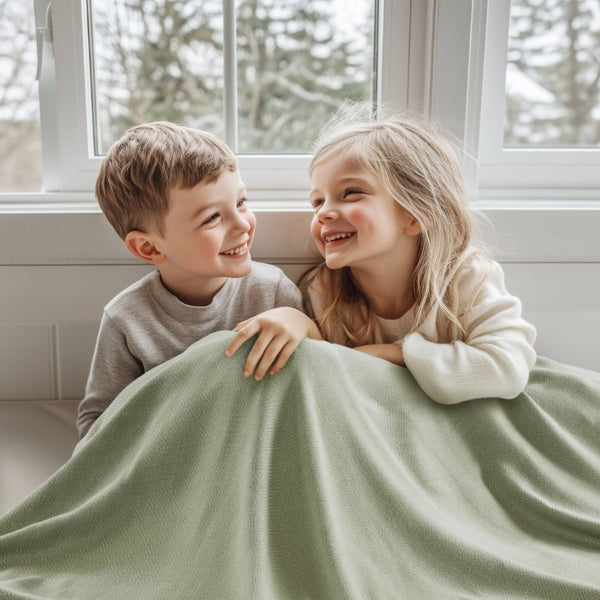 English Elm 1-Piece King Rayon Cotton Blanket Diamond Jacquard Weave Breathable Bamboo Blend Throw B035P437480