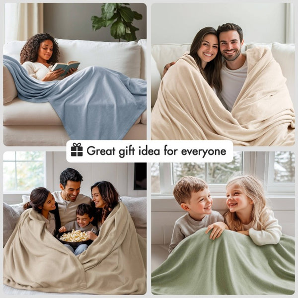 English Elm 1-Piece King Rayon Cotton Blanket Diamond Jacquard Weave Breathable Bamboo Blend Throw B035P437480