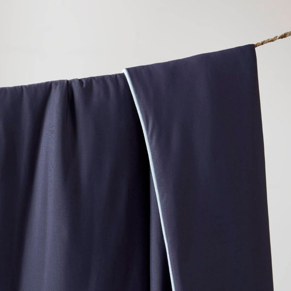 English Elm 1 King Cooling Comforter Jersey Knit Shell Bamboo Blend Fill Reversible Design Navy B035P529036