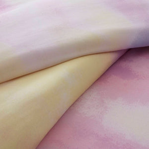 English Elm 4 Piece King Watercolor Tie Dye Microfiber Comforter Set with Faux Fur Throw Pillow Pink B035P529043