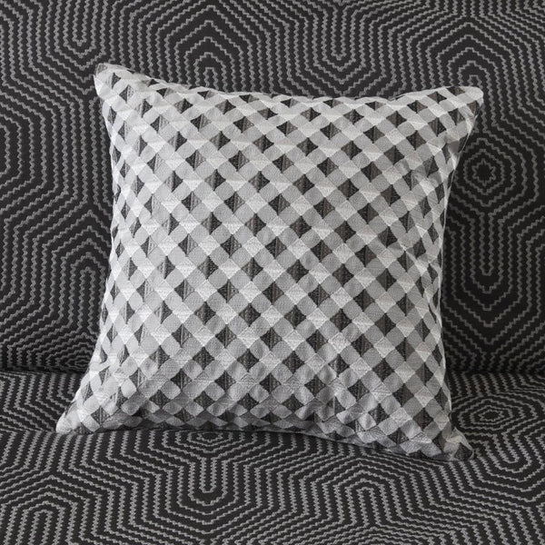 English Elm 9 Piece King Comforter Set Geometric Jacquard Bedding Bold Modern Bedroom Decor B035P529072