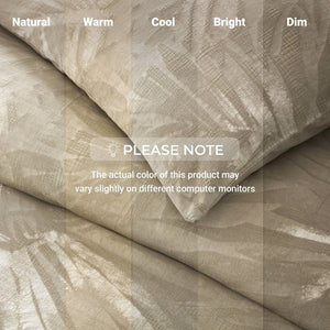 English Elm 3 Piece Jacquard Cotton Gauze Duvet Set Stone Washed Vintage Texture Full Queen Bedding Linen B035P529073