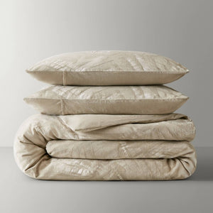 English Elm 3 Piece King Cotton Gauze Duvet Set Stone Washed Breathable Bohemian Bedding Linen B035P529074