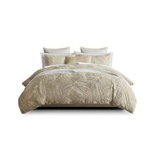 English Elm 3 Piece King Cotton Gauze Duvet Set Stone Washed Breathable Bohemian Bedding Linen B035P529074