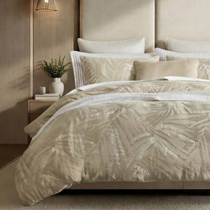 English Elm 3 Piece King Cotton Gauze Duvet Set Stone Washed Breathable Bohemian Bedding Linen B035P529074