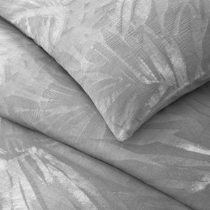 English Elm 3 Piece King Cotton Gauze Duvet Set Stone Washed Breathable Bohemian Bedding Light Gray B035P529076