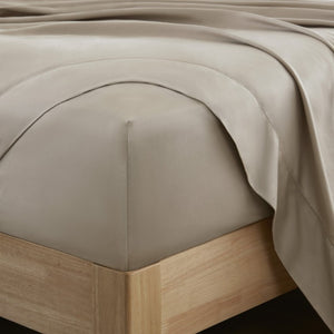 English Elm 4 Piece King Supima Cotton Sheet Set Sateen Weave 500 Thread Count Soft Bedding Linen B035P529098