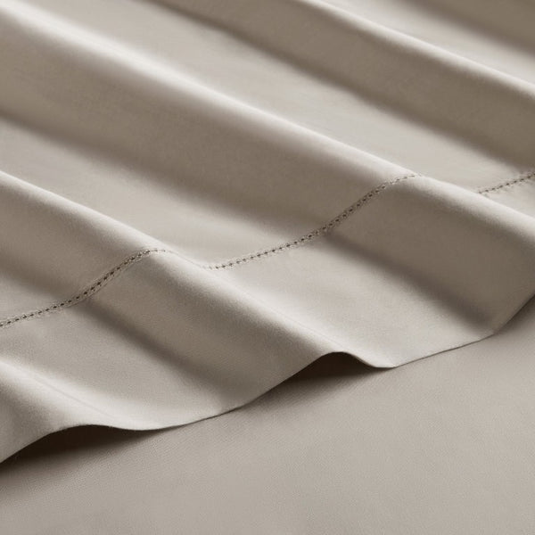 English Elm 4 Piece King Supima Cotton Sheet Set Sateen Weave 500 Thread Count Soft Bedding Linen B035P529098