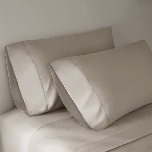 English Elm 4 Piece King Supima Cotton Sheet Set Sateen Weave 500 Thread Count Soft Bedding Linen B035P529098