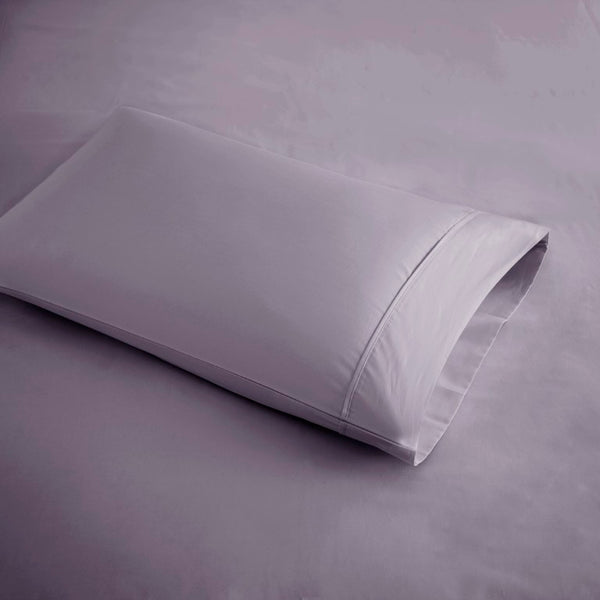 English Elm 4 Piece Cal King 600 Thread Count Sateen Cotton Blend Cooling Sheet Set for Hot Sleepers Purple B035P529126