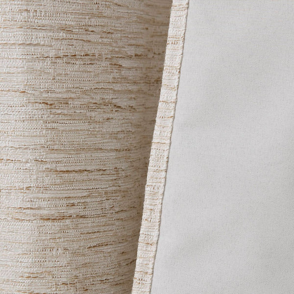 English Elm 2 Jacquard Woven Blackout Curtain Panels Polyester Textured Drapes for Bedroom Neutral B035P529143