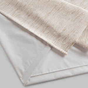English Elm 2 Jacquard Woven Blackout Curtain Panels Polyester Textured Drapes for Bedroom Neutral B035P529143