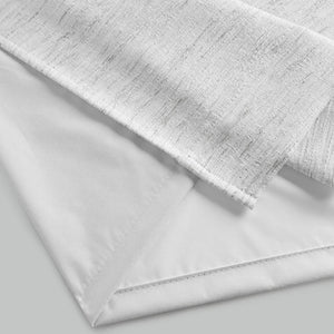 English Elm 2 Jacquard Woven Blackout Curtain Panels Polyester Textured Drapes for Bedroom Grey B035P529145