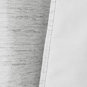 English Elm 2 Jacquard Woven Blackout Curtain Panels Polyester Textured Drapes for Bedroom Grey B035P529145