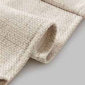 English Elm 1 Cordless Roman Shade Linen Textured Woven Fabric Room Darkening for Bedroom Neutral B035P529150