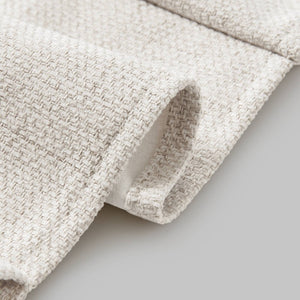 English Elm 1 Cordless Roman Shade Woven Linen Texture Thermal Backing for Bedroom or Living Room White B035P529155