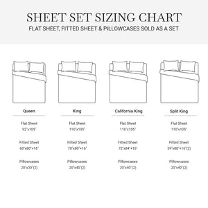 English Elm 4 Piece Queen Supima Cotton Sateen Sheet Set with Deep Pocket Fit and Tailored Hem Off-White B035P529174
