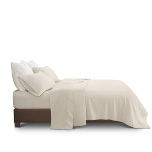 English Elm 4 Piece King Supima Cotton Sheet Set Sateen Weave 500 Thread Count Soft Bedding Beige B035P529175