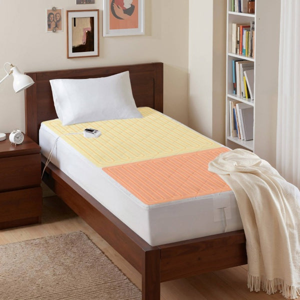 English Elm 1-Piece Full Microfiber Heated Mattress Pad with 10 Heat Settings and Auto Shut-Off Timer B035P549267