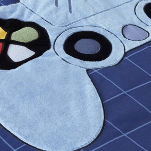 English Elm 6-Piece Queen Gaming Comforter Set with Plush Controller Applique for Kids Bedroom B035P549277