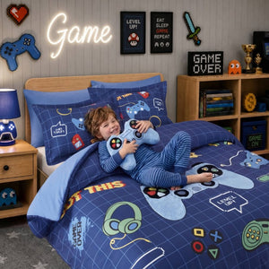English Elm 6-Piece Queen Gaming Comforter Set with Plush Controller Applique for Kids Bedroom B035P549277