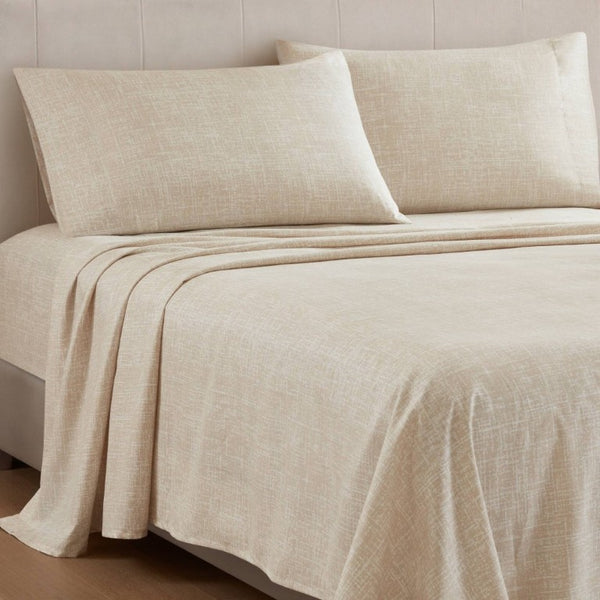 English Elm 7-Piece Full Comforter Set Marble Stripe Microfiber Bedding Grey Taupe Bedroom B035P549284