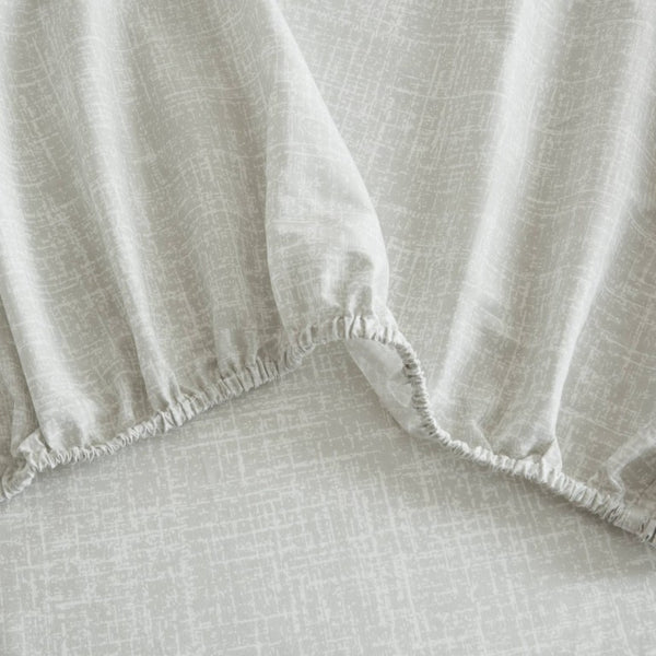 English Elm 7-Piece Full Comforter Set Marble Stripe Microfiber Bedding with Coordinated Sheets B035P549289
