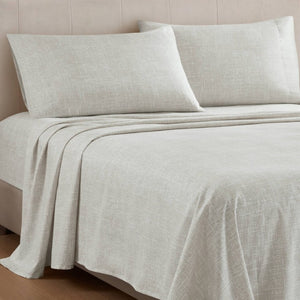 English Elm 7-Piece Full Comforter Set Marble Stripe Microfiber Bedding with Coordinated Sheets B035P549289