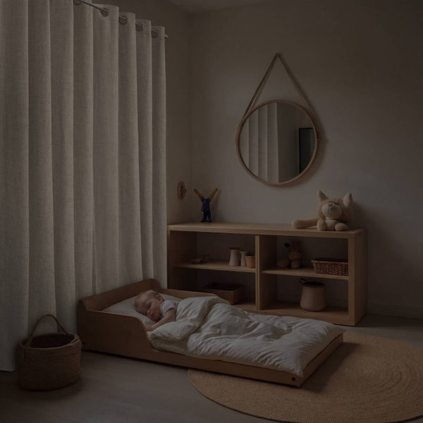 English Elm 2-Piece Mira Total Blackout Panels Linen Texture Polyester Fully Lined Bedroom Set White B035P549309