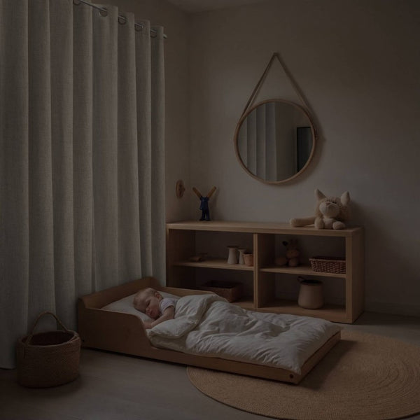 English Elm 2-Piece Mira Total Blackout Panels Linen Texture Polyester Fully Lined Bedroom Set Grey B035P549310